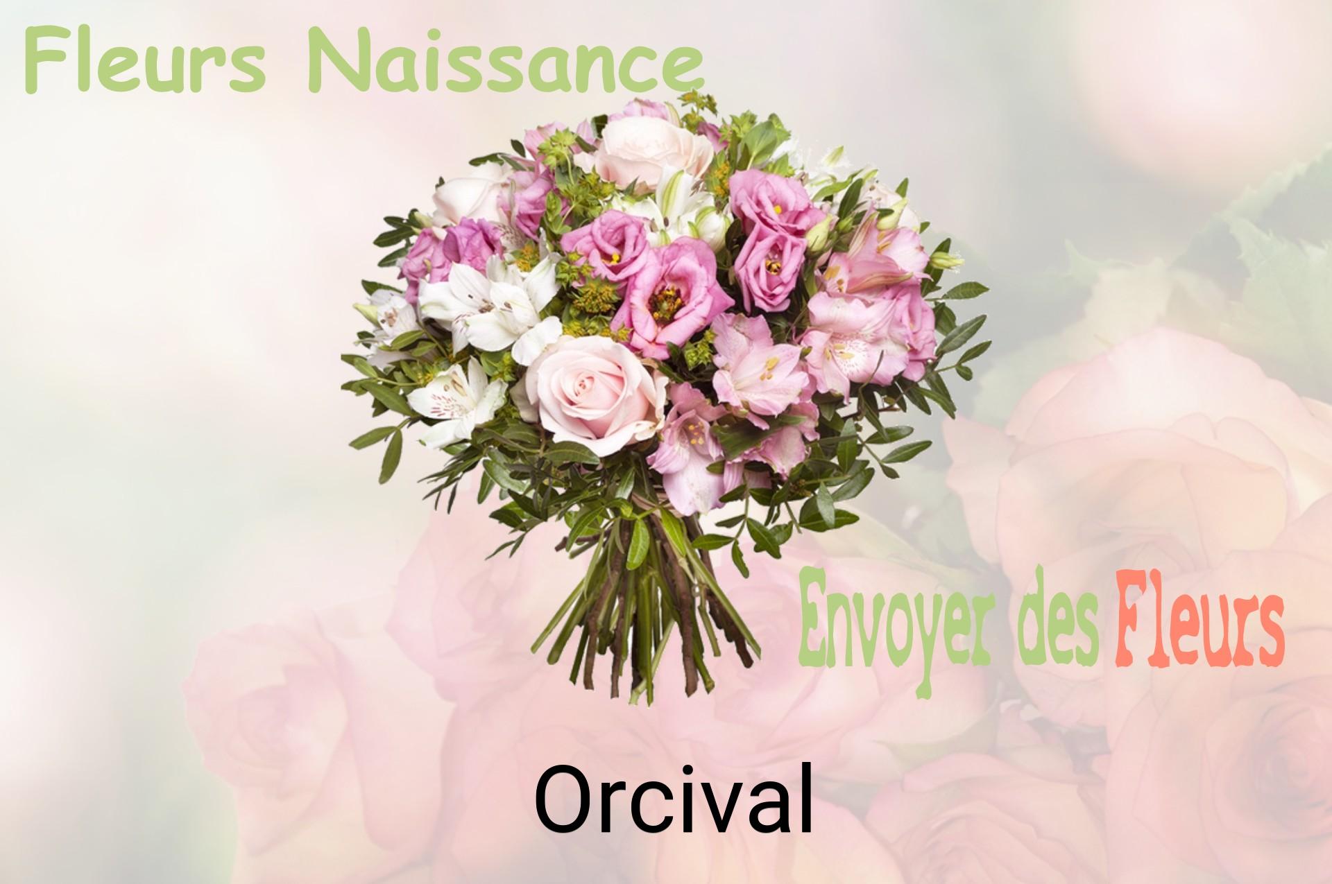Bouquet de fleurs de naissance livré à Orcival